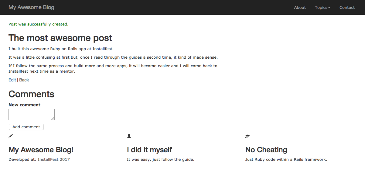 completed blog